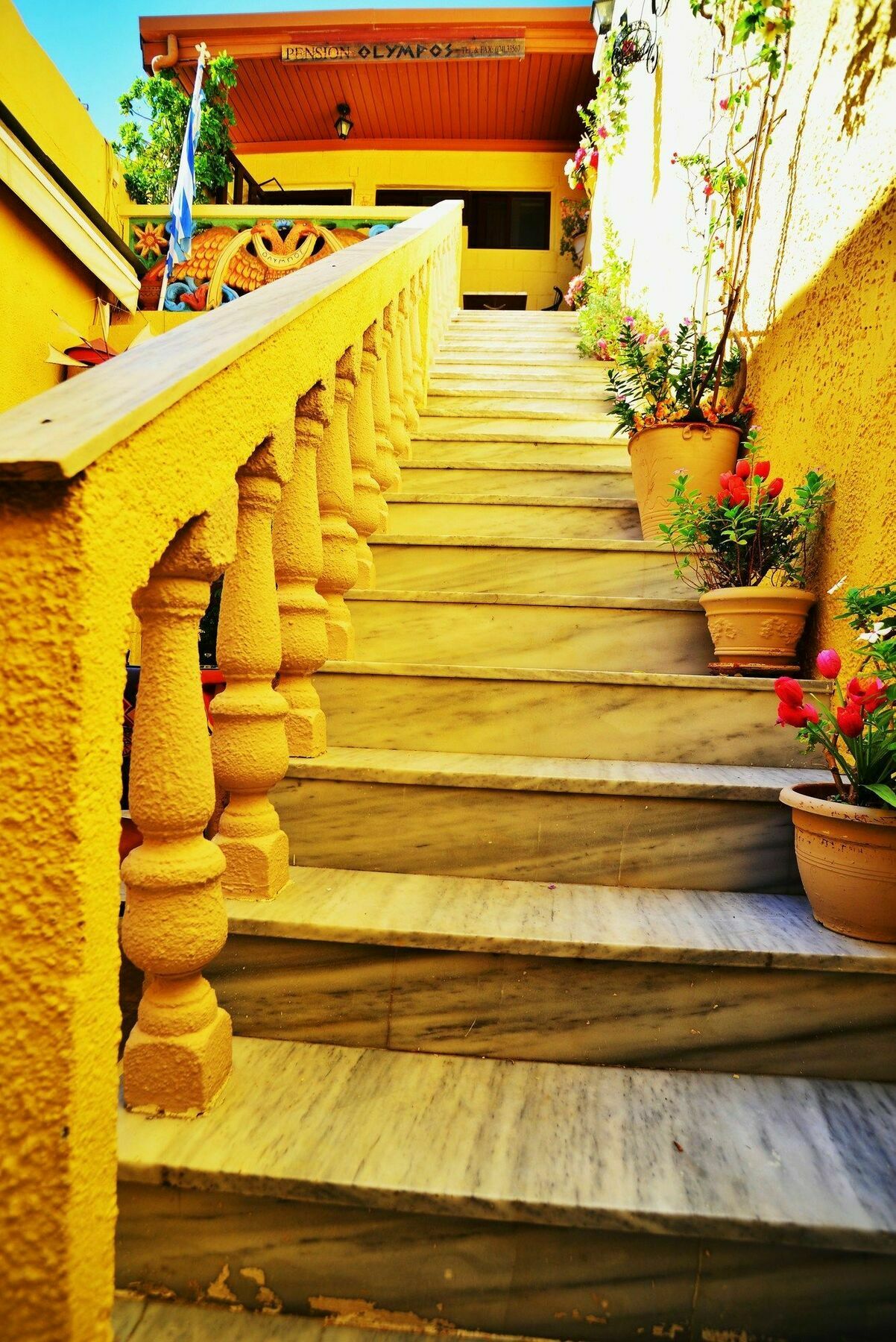 Olympos Pension Rhodes City Dış mekan fotoğraf